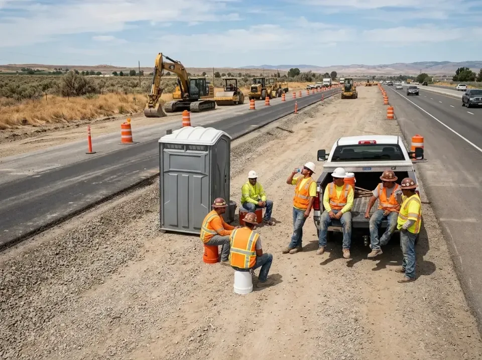 highway-road-construction-crew-007 — frequently asked questions, Porta Potty and Restroom Rentals in Cedar Hills, UT
